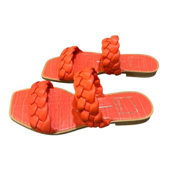 Dolce Vita Indy Slide Sandals - Size 6.5 - Color: Persimmon Stella - Picture 2 of 7